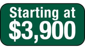 Starting at $3900