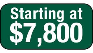 Starting at $7800
